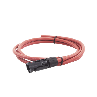 Cable Fotovoltaico, 1.5 m, Rojo, Calibre 10 AWG con Terminal MC4-M en un Extremo - EPCOM POWERLINE