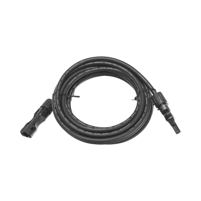Cable Fotovoltaico 2.5 m, Negro, Calibre 10 AWG con Terminales MC4 en Ambos Extremos EPCOM POWERLINE - Vista 2