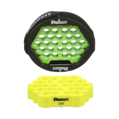 Herramienta Para Peinado y Organización de Cables, Incluye Organizador Verde Para Diámetros de Cables de 4.6 a 6.3 mm (0.1...