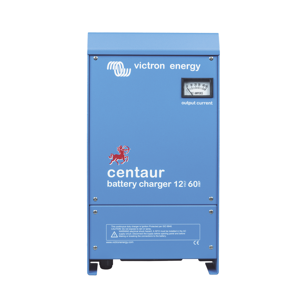 Cargador de Baterías / 12V 60A / 3 Salidas Aisladas / Entrada Universal 90-265 VCA / Compensación Térmica / Caja Aluminio Epoxi / | SIERRA STORE