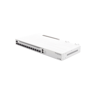 (CCR2004-1G-12S+2XS) Cloud Core Router 12 puertos 10G SFP+, 2 25G SFP28, Fuente Redundante - MIKROTIK