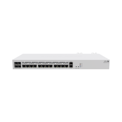 Cloud Core Router 16 Nucleos ARM, 12 puertos Gigabit, 4 SFP+ 10G - MIKROTIK