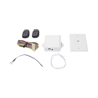 Receptor Universal con conexion directa al Keybus del panel de alarma con relevador auxiliar para abrir puertas de garage ...