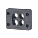 PANDUIT CEST1-B4 - Pasacables de 4 Orificios de Marco Rectangular de 1.81" X 1.42", IP54,  para Cables Terminados, color Negro | SIERRA STORE