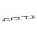 Patch Panel de Fibra Óptica, Para 4 Placas Acopladoras FAP o FMP, Color Negro, 1UR - PANDUIT