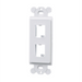 PANDUIT CFG2WH - Marco de Módulo Dúplex / 2 Espacios Mini-Com / Para Placas GFCI Estándar / Color Blanco | SIERRA STORE
