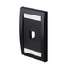 PANDUIT CFPE1BLY - Placa de Pared Vertical / 1 Puerto Mini-Com / Espacio para Etiquetas / ABS Negro | SIERRA STORE