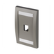 PANDUIT CFPE1IGY - Placa de Pared Vertical / 1 Puerto Mini-Com / 69.8 x 114.3 mm / 2.75 x 4.5 pulg. / Color Gris / Perfil Elevado | SIERRA STORE