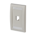 Placa de Pared Vertical Ejecutiva, Salida Para 1 Puerto Mini-Com, Con Espacios Para Etiquetas, Color Blanco Mate PANDUIT -...