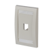Placa de Pared Vertical Ejecutiva, Salida Para 1 Puerto Mini-Com, Con Espacios Para Etiquetas, Color Blanco Mate PANDUIT -...