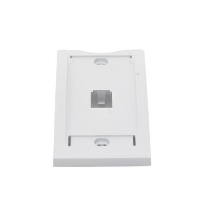 Placa de Pared Vertical Ejecutiva, Salida Para 1 Puerto Mini-Com, Con Espacios Para Etiquetas, Color Blanco PANDUIT - Vista 2