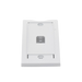 Placa de Pared Vertical Ejecutiva, Salida Para 1 Puerto Mini-Com, Con Espacios Para Etiquetas, Color Blanco PANDUIT - Vista 2