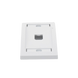 Placa de Pared Vertical Ejecutiva, Salida Para 1 Puerto Mini-Com, Con Espacios Para Etiquetas, Color Blanco PANDUIT - Vista 3