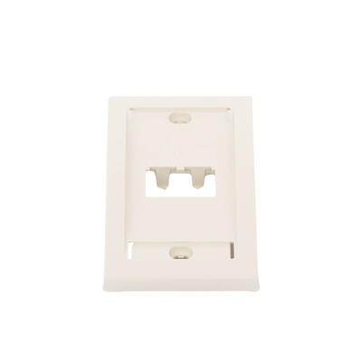 Placa de Pared Vertical Ejecutiva, Salida Para 2 Puertos Mini-Com, Con Espacios Para Etiquetas, Color Blanco Mate PANDUIT ...