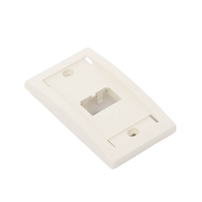 Placa de Pared Vertical Ejecutiva, Salida Para 2 Puertos Mini-Com, Con Espacios Para Etiquetas, Color Blanco Mate PANDUIT ...