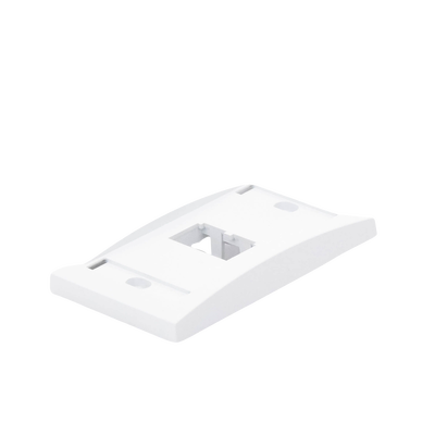Placa de Pared Vertical Ejecutiva, Salida Para 2 Puertos Mini-Com, Con Espacios Para Etiquetas, Color Blanco PANDUIT - Vis...