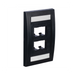 PANDUIT CFPE4BLY - Placa de Pared Vertical / 4 Puertos Mini-Com / Con Espacio para Etiquetas / 2.75 x 4.5 pulg. / Perfil Elevado / | SIERRA STORE