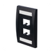 PANDUIT CFPE4BLY - Placa de Pared Vertical / 4 Puertos Mini-Com / Con Espacio para Etiquetas / 2.75 x 4.5 pulg. / Perfil Elevado / | SIERRA STORE