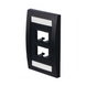 PANDUIT CFPE4BLY - Placa de Pared Vertical / 4 Puertos Mini-Com / Con Espacio para Etiquetas / 2.75 x 4.5 pulg. / Perfil Elevado / | SIERRA STORE
