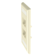 PANDUIT CFPL4EIY - Placa de Pared Vertical / 4 Puertos Mini-Com / Diseño Plano / Con Espacios para Etiquetas / 2.75 x 4.5 in / ABS | SIERRA STORE