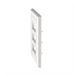 PANDUIT CFPL6WHY - Placa de Pared Vertical / 6 Puertos Mini-Com / Diseño Plano / 2.75 x 4.5 in / ABS / Blanco | SIERRA STORE