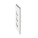 PANDUIT CFPL6WHY - Placa de Pared Vertical / 6 Puertos Mini-Com / Diseño Plano / 2.75 x 4.5 in / ABS / Blanco | SIERRA STORE
