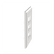PANDUIT CFPL6WHY - Placa de Pared Vertical / 6 Puertos Mini-Com / Diseño Plano / 2.75 x 4.5 in / ABS / Blanco | SIERRA STORE
