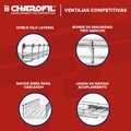 Charola Tipo Malla / 54 mm Peralte / 300 mm Ancho / 3 m Longitud / 10 pies / Electro Zinc 15-20 micras / 258 Cables Cat6 | SIERRA STORE