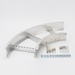 Curva Horizontal de 90° / Perfil Z / Ancho 9" / Peralte 3 1/4" / Radio 8" / Aluminio / Interior y Exterior | SIERRA STORE