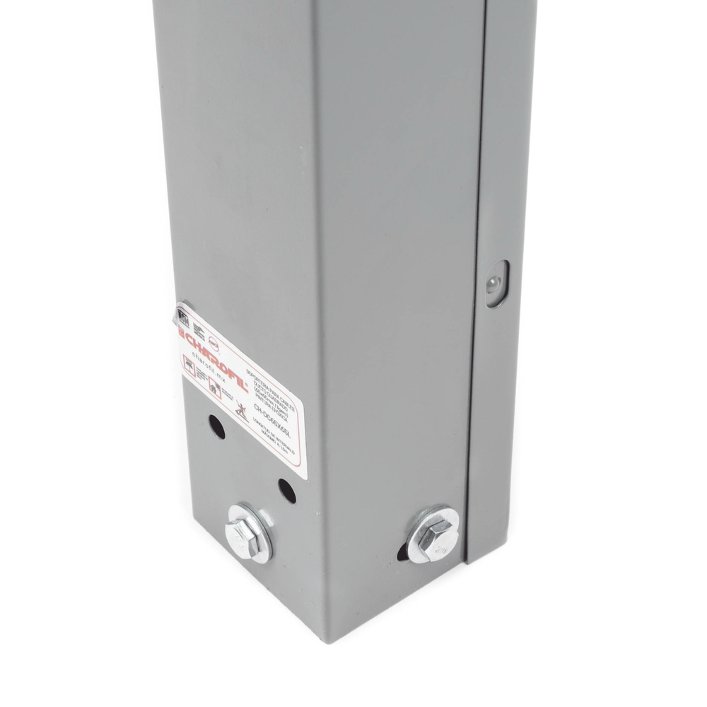 Ducto Cuadrado Embisagrado / 6.5 x 6.5 cm / 1.52 m (4.99 ft) de Largo / Acero al Carbón con Epóxico / Capacidad 67 Cables Cat6 / | SIERRA STORE
