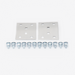 Escalera Portacables / Perfil Z / Peralte 3 1/4" / Ancho 6" / Paso 9" / 3.66 m (12 ft) / Capacidad 137 Cables | SIERRA STORE