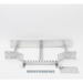 Derivación T Horizontal / Aluminio Perfil Z / Peralte 3 1/4" / Ancho 12" / Radio 8" / NEMA-VE1/VE2 | SIERRA STORE