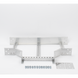 Derivación T Horizontal / Aluminio Perfil Z / Peralte 3 1/4" / Ancho 12" / Radio 8" / NEMA-VE1/VE2 | SIERRA STORE