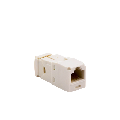 Conector Jack RJ45 Estilo TG, Mini-Com, Categoría 6, de 8 Posiciones y 8 Cables, Color Blanco Mate PANDUIT - Vista 3