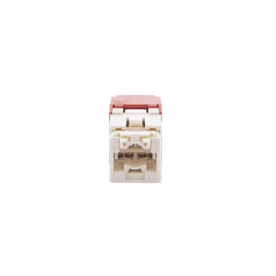 Conector Jack RJ45 Estilo TG, Mini-Com, Categoría 6, de 8 Posiciones y 8 Cables, Color Rojo PANDUIT - Vista 4