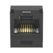 Conector Jack RJ45 Estilo TG, Mini-Com, Categoría 6A, de 8 Posiciones y 8 Cables, Color Negro PANDUIT - Vista 2