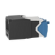 Conector Jack RJ45 Estilo TG, Mini-Com, Categoría 6A, de 8 Posiciones y 8 Cables, Color Negro PANDUIT - Vista 3