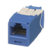 Conector Jack RJ45 Estilo TG, Mini-Com, Categoría 6A, de 8 Posiciones y 8 Cables, Color Azul PANDUIT - Vista 2