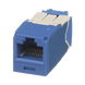 Conector Jack RJ45 Estilo TG, Mini-Com, Categoría 6A, de 8 Posiciones y 8 Cables, Color Azul PANDUIT - Vista 2