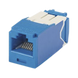 Conector Jack RJ45 Estilo TG, Mini-Com, Categoría 6A, de 8 Posiciones y 8 Cables, Color Azul PANDUIT - Vista 4