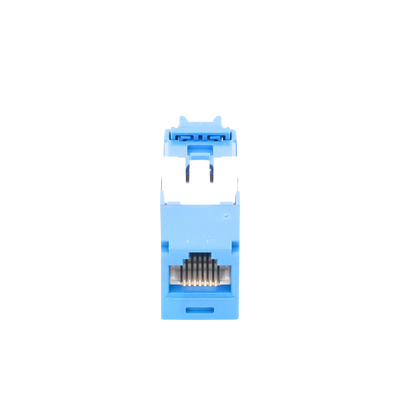 Conector Jack RJ45 Estilo TG, Mini-Com, Categoría 6A, de 8 Posiciones y 8 Cables, Color Azul PANDUIT - Vista 6