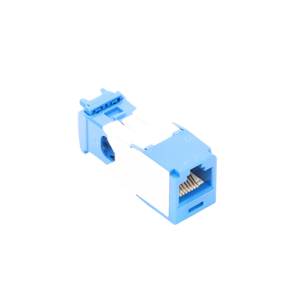 Conector Jack RJ45 Estilo TG, Mini-Com, Categoría 6A, de 8 Posiciones y 8 Cables, Color Azul PANDUIT - Vista 8