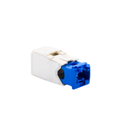 Conector Jack RJ45 Estilo TG, Mini-Com, Categoría 6A, de 8 Posiciones y 8 Cables, Color Blanco Mate PANDUIT - Vista 3