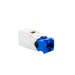 Conector Jack RJ45 Estilo TG, Mini-Com, Categoría 6A, de 8 Posiciones y 8 Cables, Color Blanco Mate PANDUIT - Vista 3