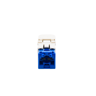 Conector Jack RJ45 Estilo TG, Mini-Com, Categoría 6A, de 8 Posiciones y 8 Cables, Color Blanco Mate PANDUIT - Vista 5