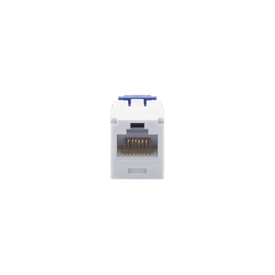 Conector Jack RJ45 Estilo TG, Mini-Com, Categoría 6A, de 8 Posiciones y 8 Cables, Color Blanco PANDUIT - Vista 2