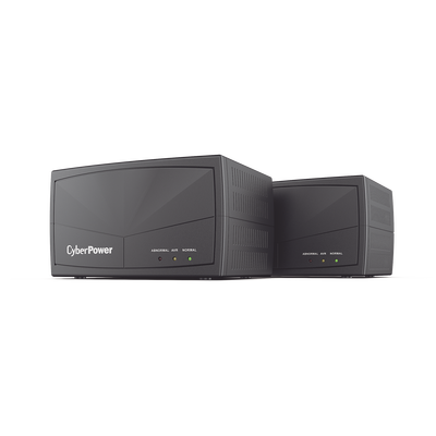 Regulador De Voltaje de 1000VA/500W, Entrada NEMA 5-15P, Con 8 Salidas NEMA 5-15R y Supresión de Picos a 245 Joules CYBERP...