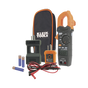 Kit de Amperímetro de Gancho (400A CA) con Probador de Fase y Divisor (para m...
