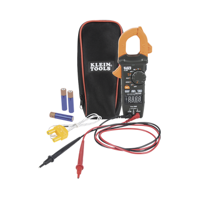 Amperímetro Digital de Gancho, Rango Automático de  400 A CA/CD. (MIDE CORRIENTE DIRECTA) - KLEIN TOOLS