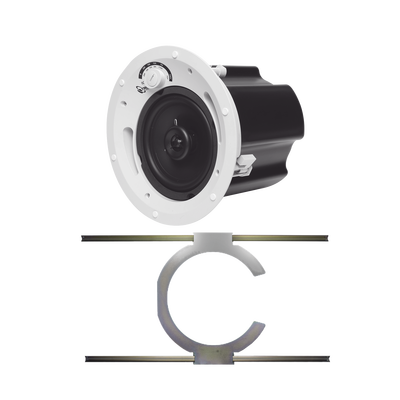 KIT de Bocina de Techo TruAudio de 6.5in CL70V6UL con Soporte de Acero Rígido para Techos Suspendidos - TRUAUDIO